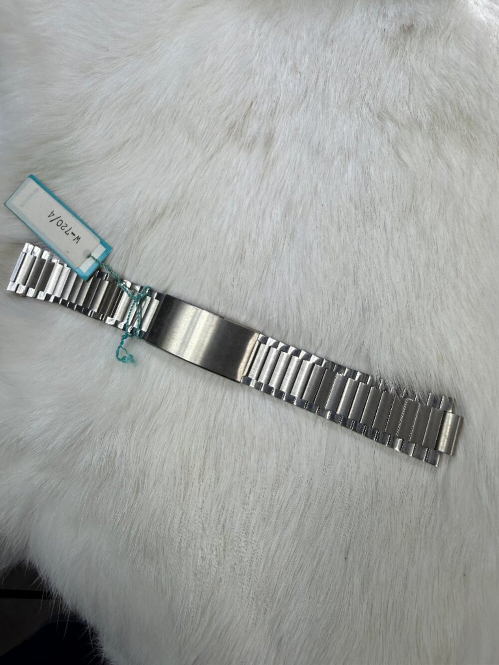 NWT Deadstock Vintage Stainless Steel Jubilee Watch Band 6.25" X .75" With tag